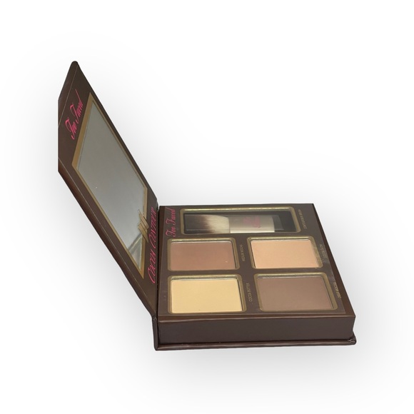 VHTF: new Too Faced ㋛ Cocoa Contour Face Palette Kit ㋛ Baby Buki Brush ㋛ 4 Color - Picture 10 of 16